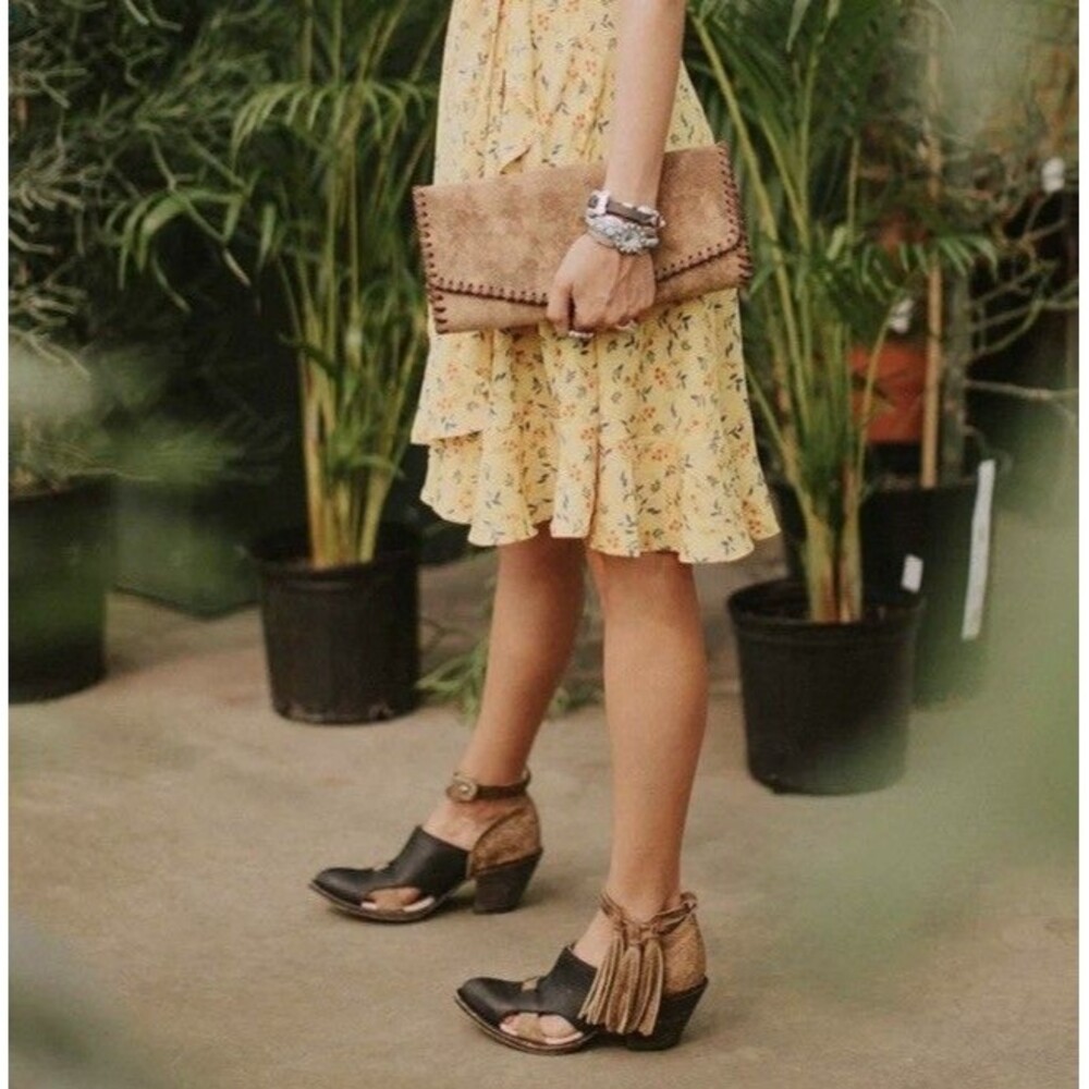 Miss Macie Women's Mercy Me 5" Pointed Toe Bootie - Brown/Black SZ 6.5  NWOB